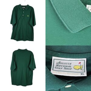 Augusta National Golf Shop Polo Shirt Short Sleeve Men's Size XL Green Logo